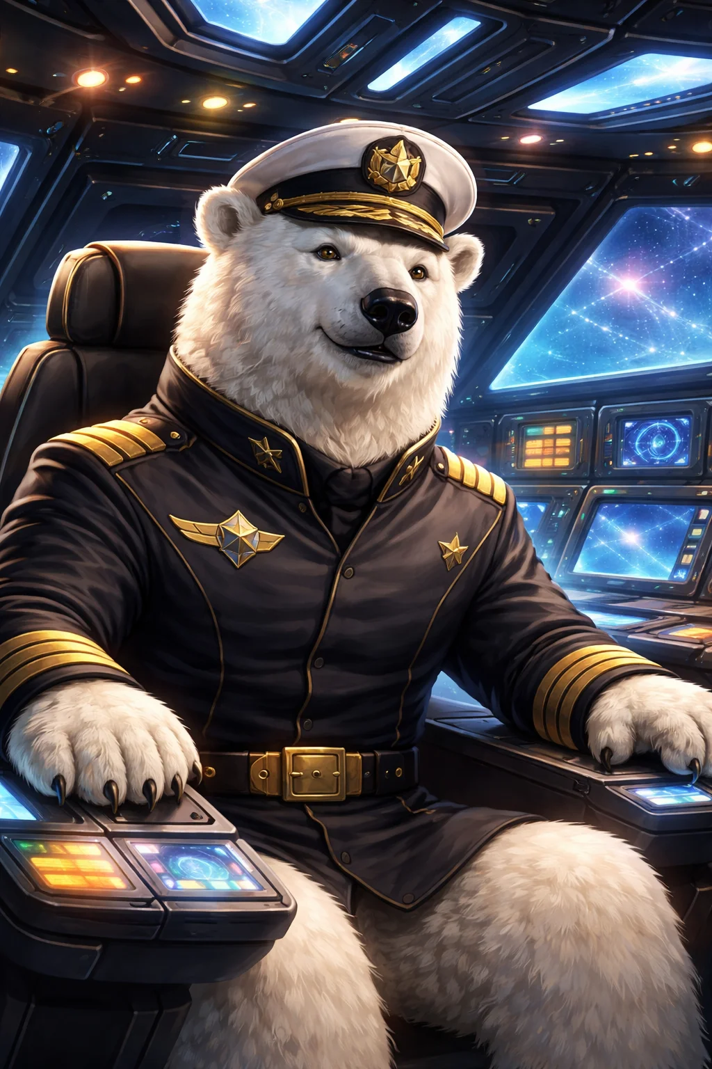 Polarbear in space - Chat GPT - 106f247a-34f1-43ab-b205-e7fbb9d01b90.webp